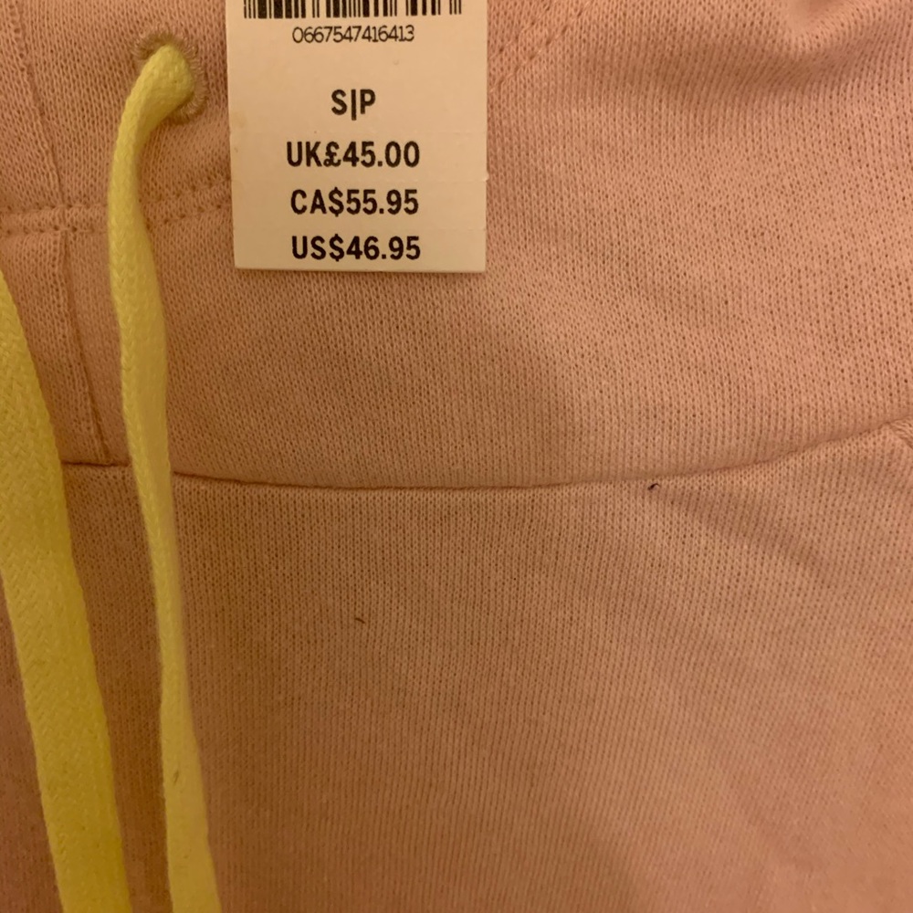 PINK crop pullover sweater